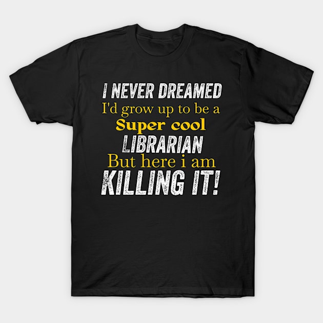 librarian T-Shirt by Design stars 5